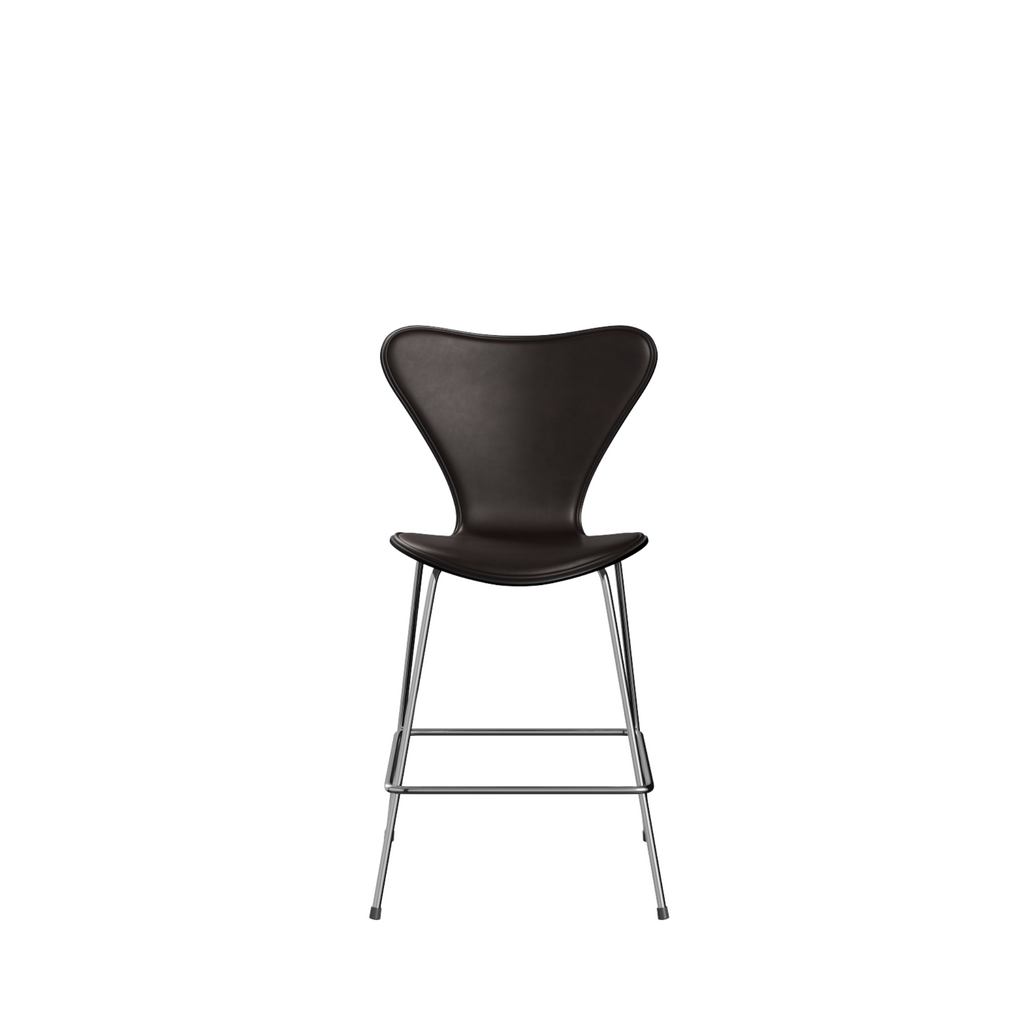 3187 - Series 7 Counter Stool Front upholstered-Coloured ash