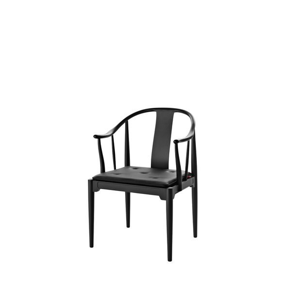 4283 - China Armchair Black coloured ash