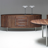 AK 1300 - Oval Sideboard - Walnut