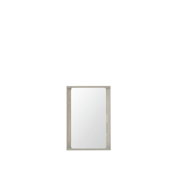 Arced Mirror / Light Grey