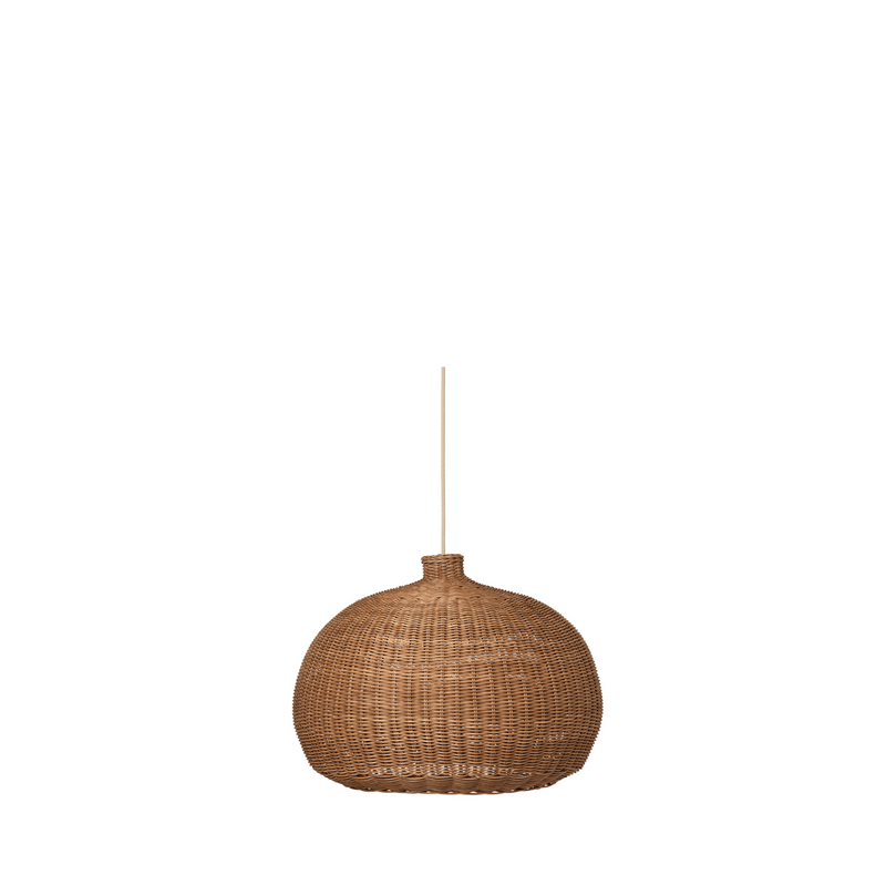 Braided Lampshade - Belly / Natural