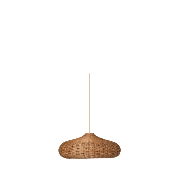 Braided Lampshade - Disc / Natural