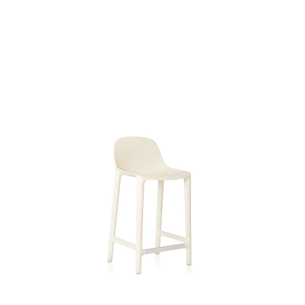 Broom Counter Stool / White