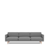 Calmo 3 seater 95 Metal base - Model 5653