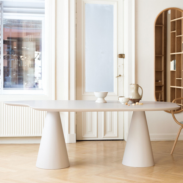 Cloud Dining Table / Polar white