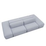 Connect Modular Sofa/ 374 x 196 / Fabric Kvadrat Acca 731