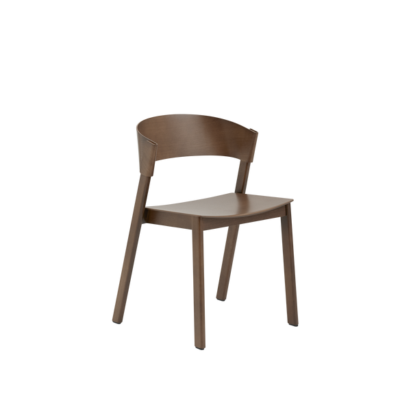 Cover Side Chair/ Stained Dark Brown