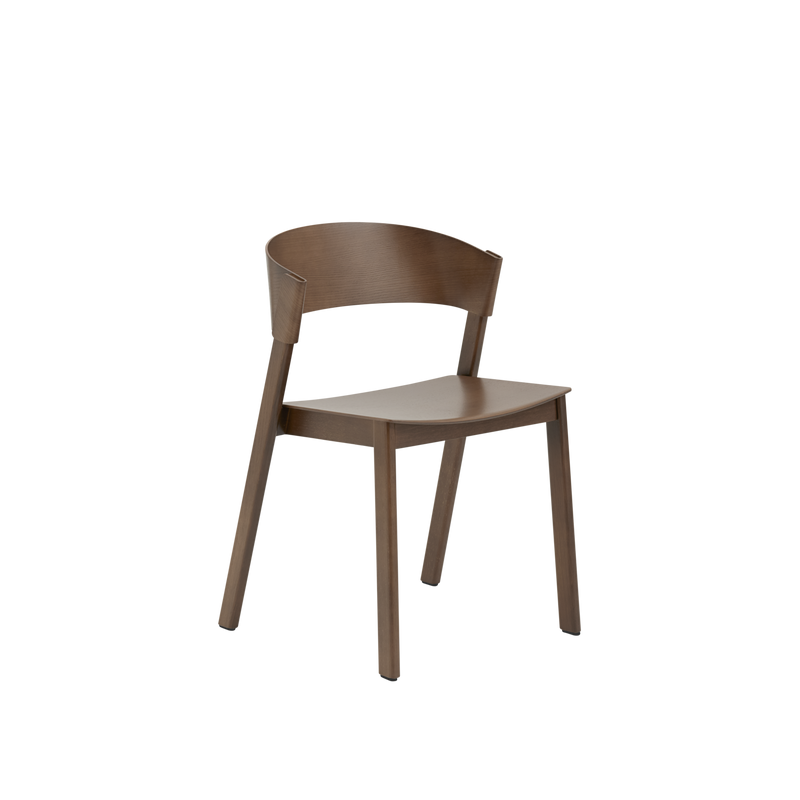 Cover Side Chair/ Stained Dark Brown