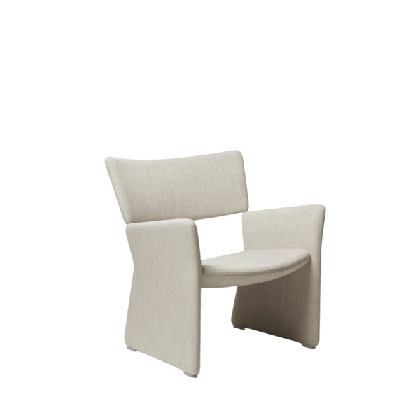 Crown Easy Chair / Fabric Linara 217 Antique White