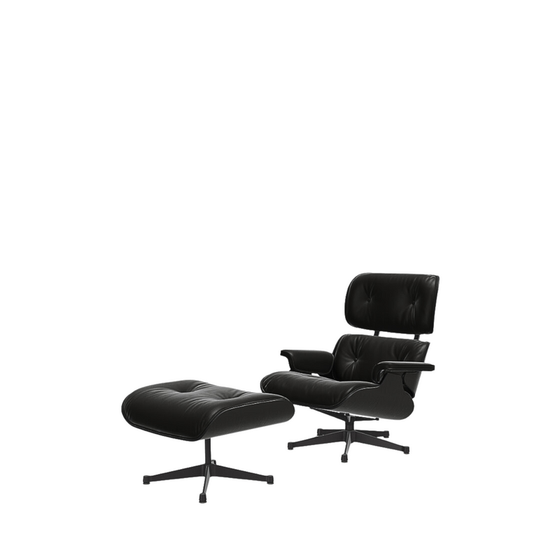 Eames Lounge Chair & Ottoman - Black ash