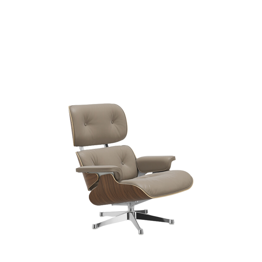 Eames Lounge Chair - White-pigmented walnut