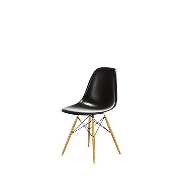 Eames Plastic Chair DSW / Golden maple / Basic dark