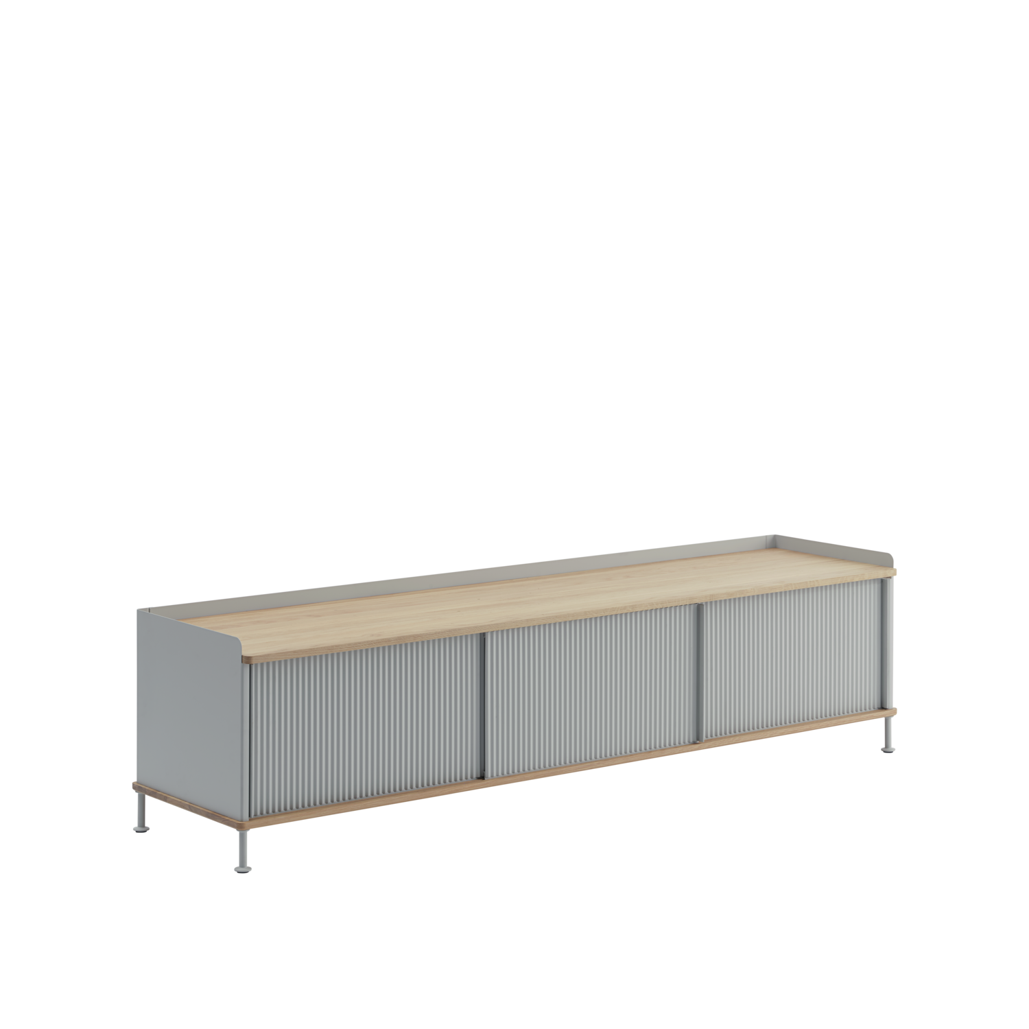Enfold Sideboard/ Oiled Oak /Grey