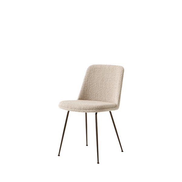 HW9 - Rely Chair Fully upholstered / Bronzed brass / Dedar Karakorum 003