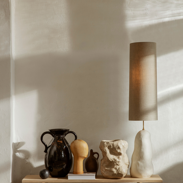 Hebe Floor Lamp Large / Off-White / Sand