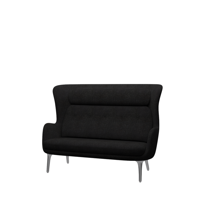 JH110 - Ro Sofa 2-seater Brushed aluminium legs