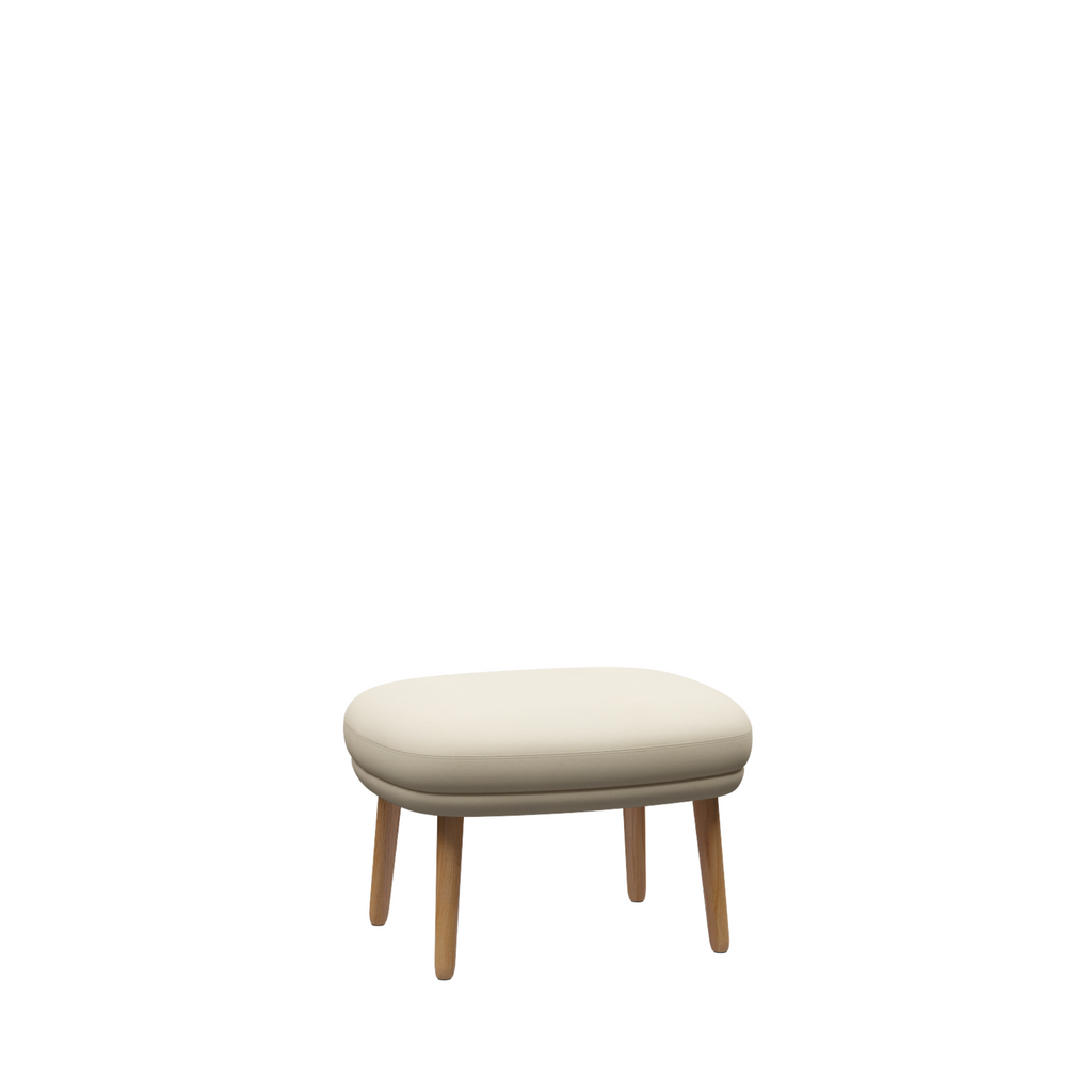 JH15 - Fri Footstool Wooden legs