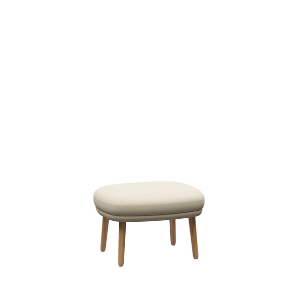 JH15 - Fri Footstool Wooden legs