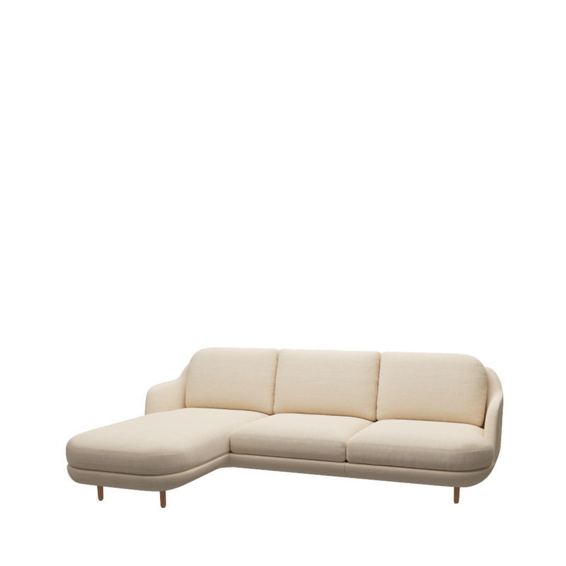 JH301 - Lune Sofa 3-seater with left chaise longue