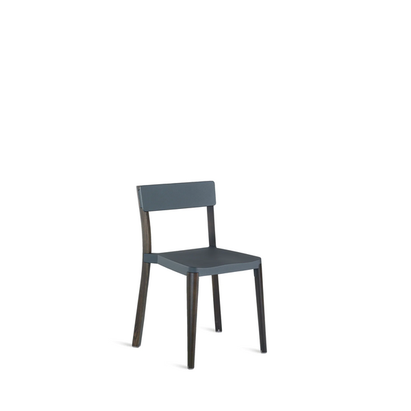 Lancaster Stacking Chair / Dark ash / Dark grey