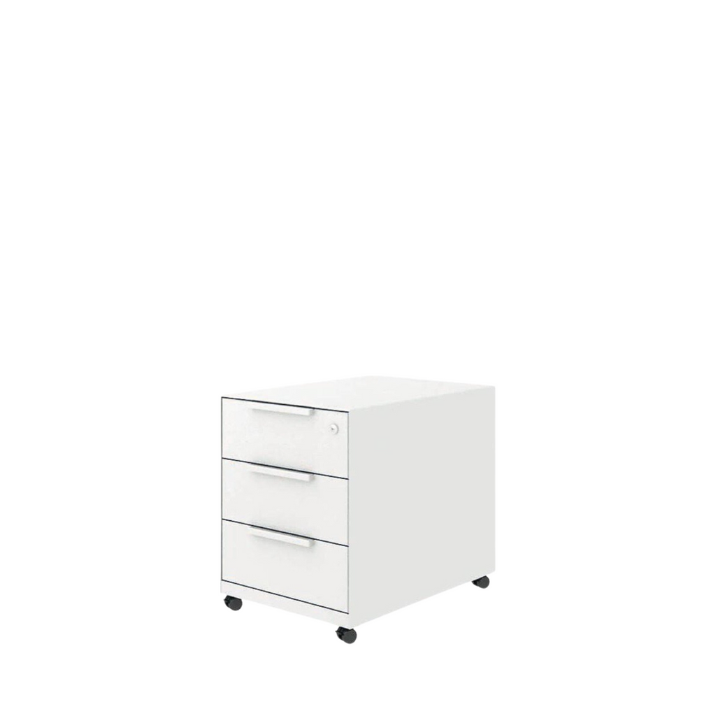 MBE mobile pedestal / White