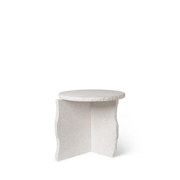 Mineral Sculptural Table / Bianco Curia marble