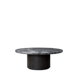 Moon Coffee Table - Round 120 / Grey Emperador marble