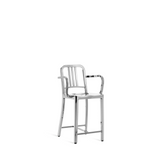 Navy Counter Stool - Arms