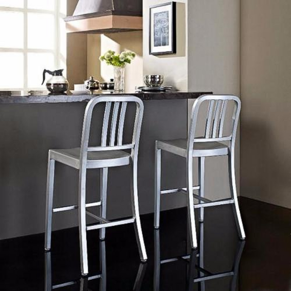 Navy Counter Stool