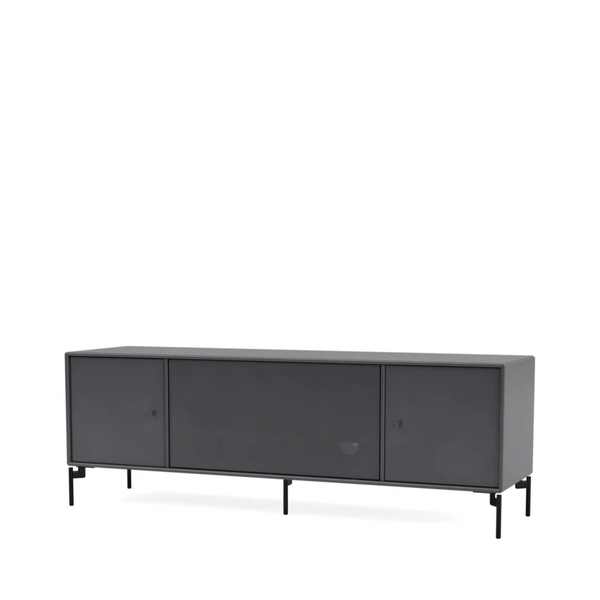 Octave III TV & Sound unit / Legs / Coal-Black