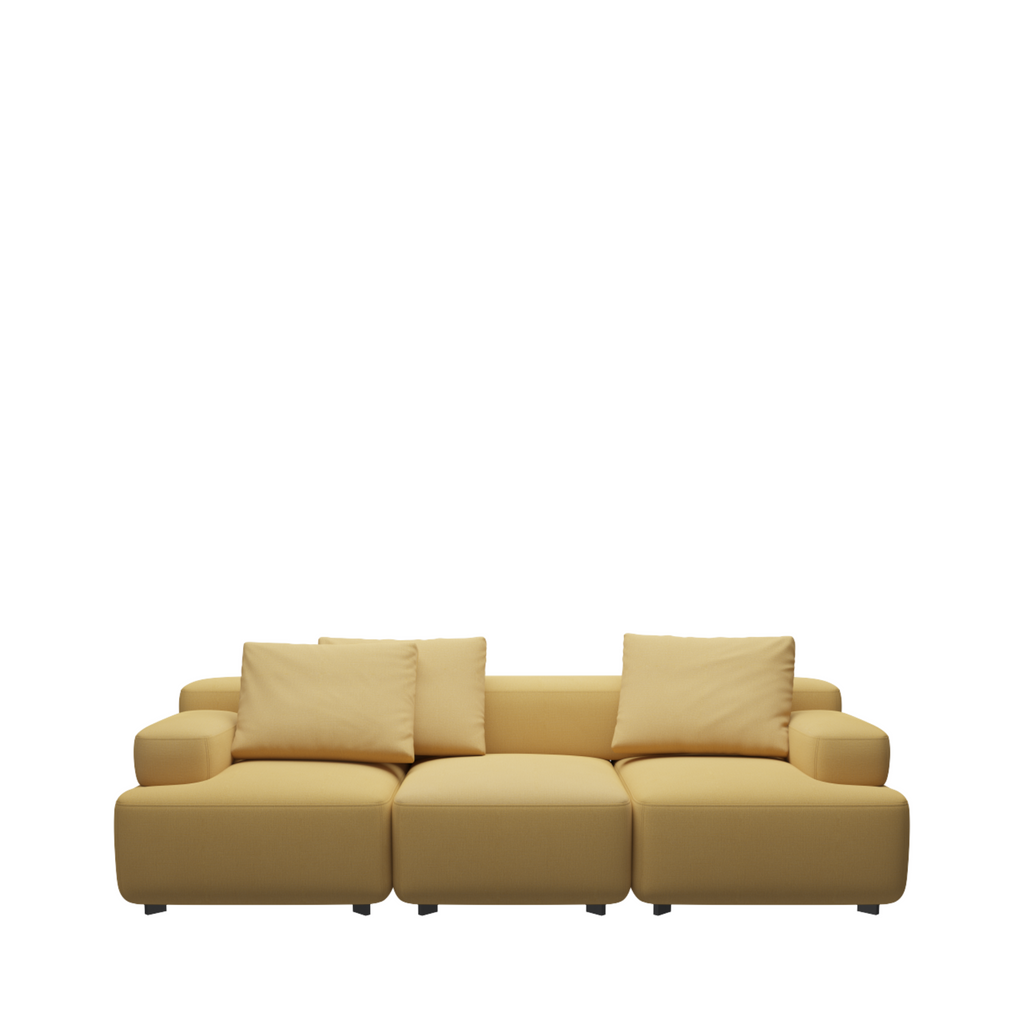 PL255-1 - Alphabet 3-seater sofa