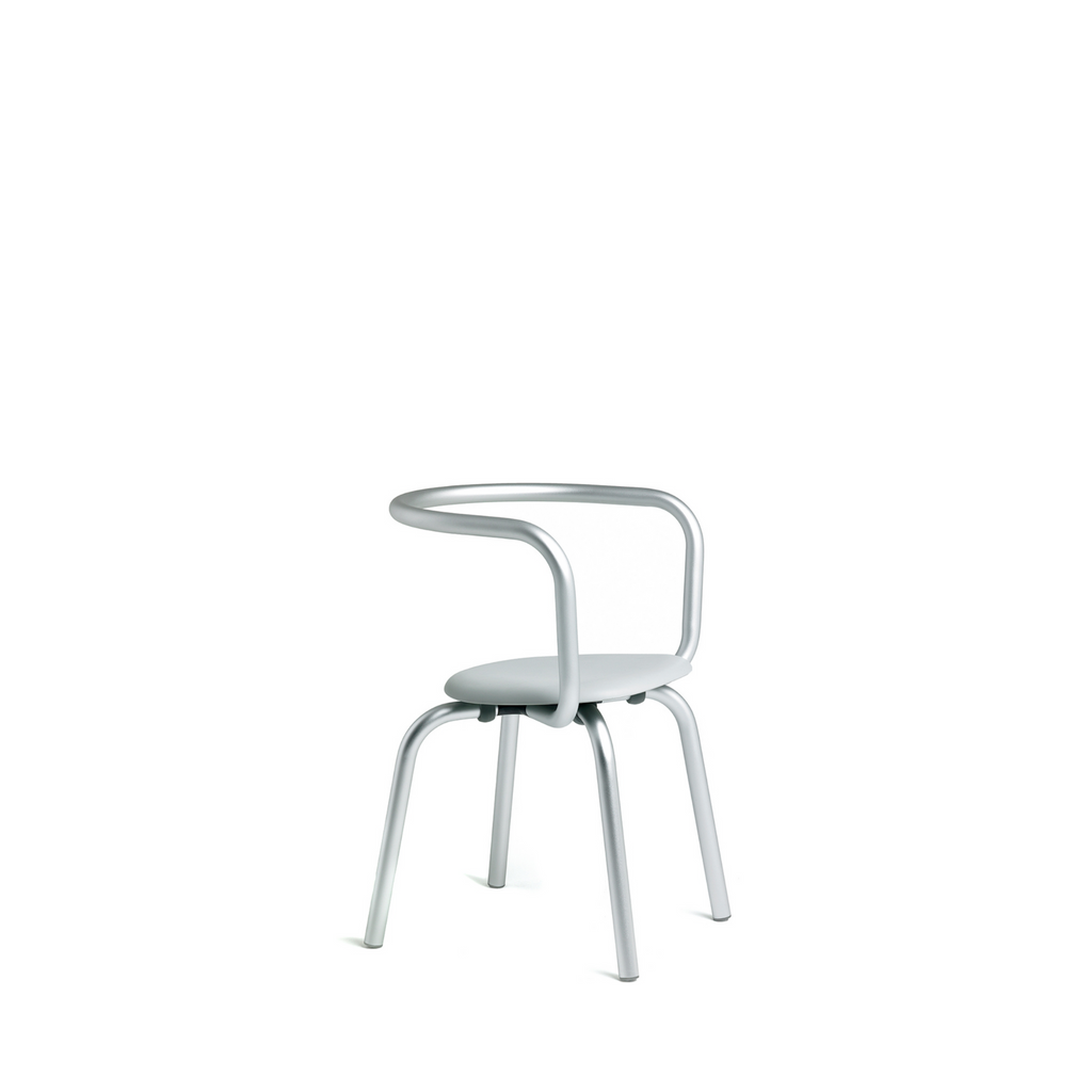 Parrish Side Chair / Aluminium / Fabric seat