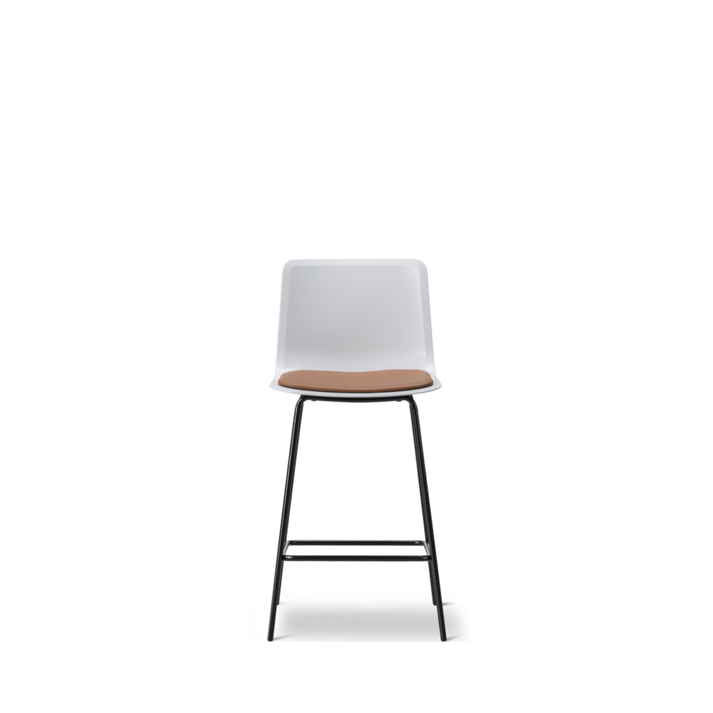 Pato 4 Leg Barstool Seat upholstered - Model 4306