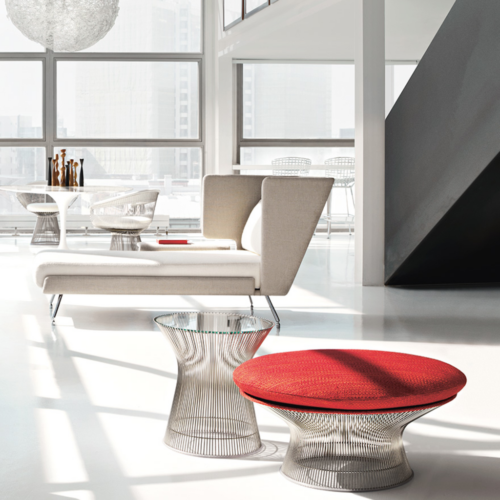 Platner Ottoman