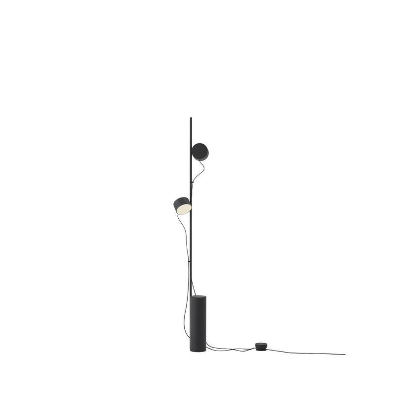 Post Floor Lamp/ Black