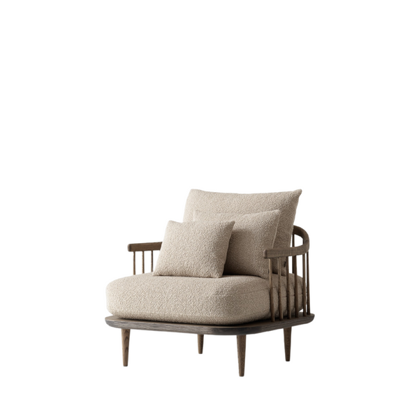 SC1 - Fly Lounge Chair / Oak white oil / Karakorum 003