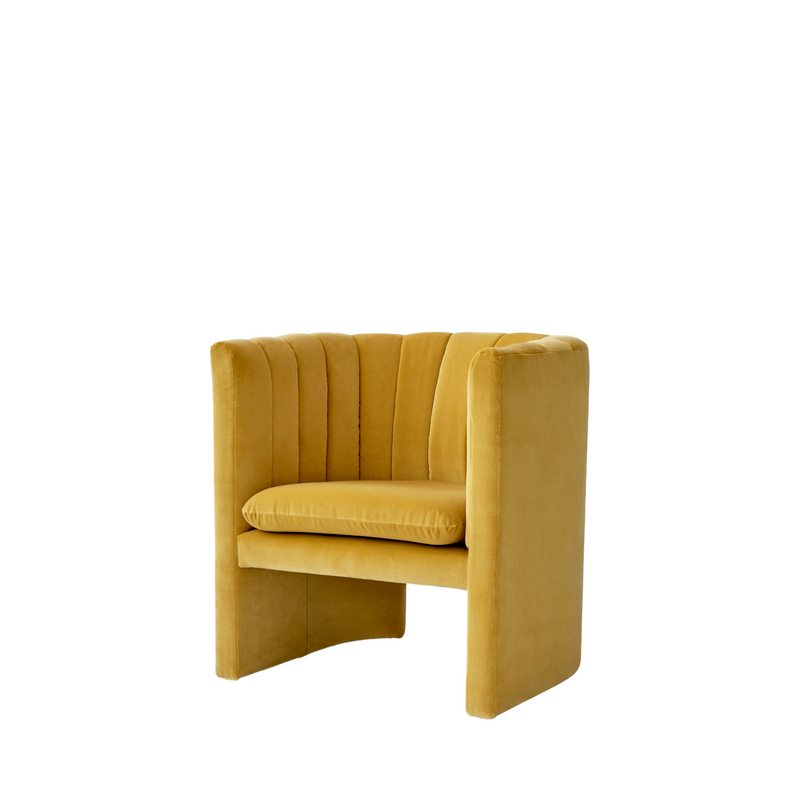 SC23 - Loafer Lounge Chair / Velvet 06 Dandelion