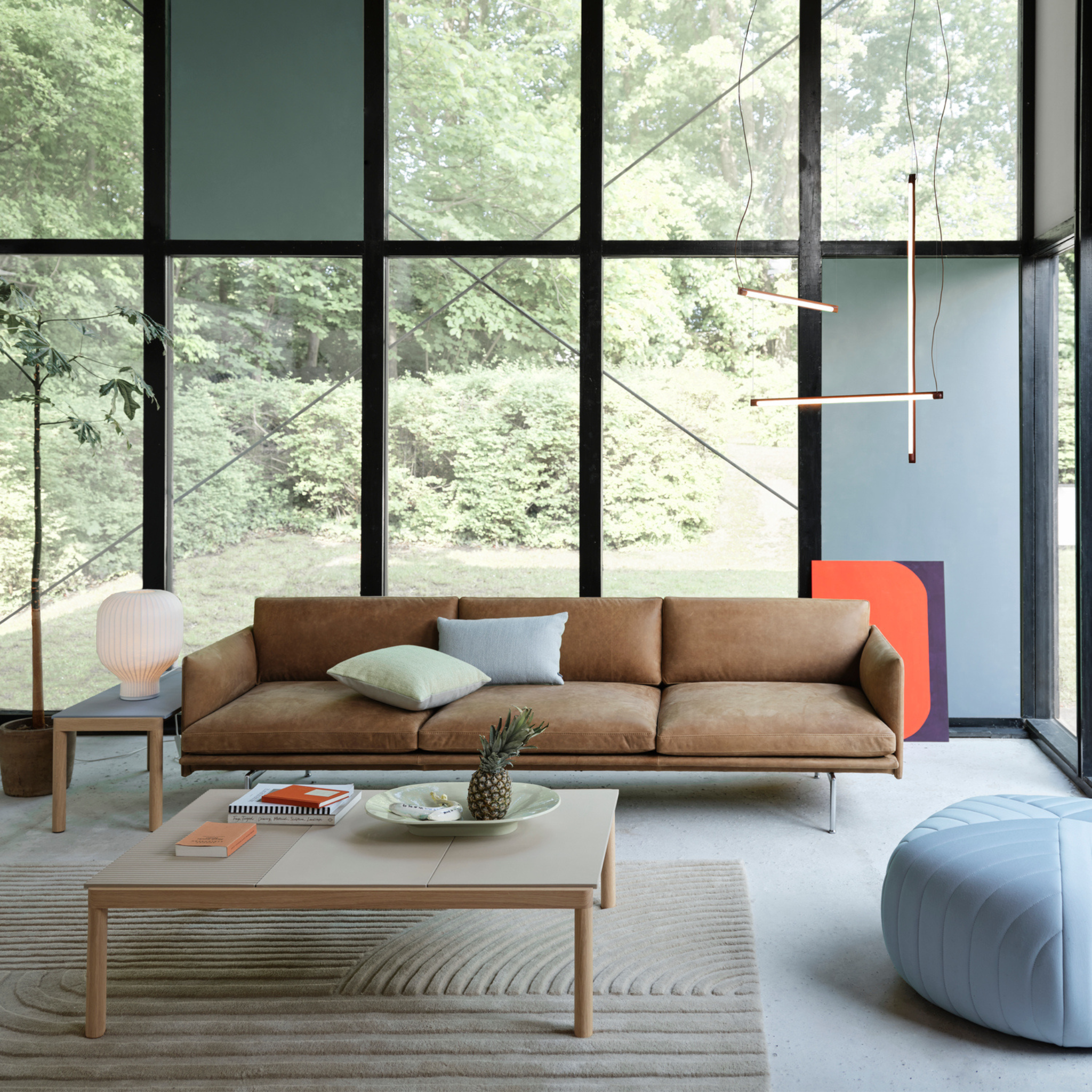 Mingle Cushion/ Light blue/ Mint