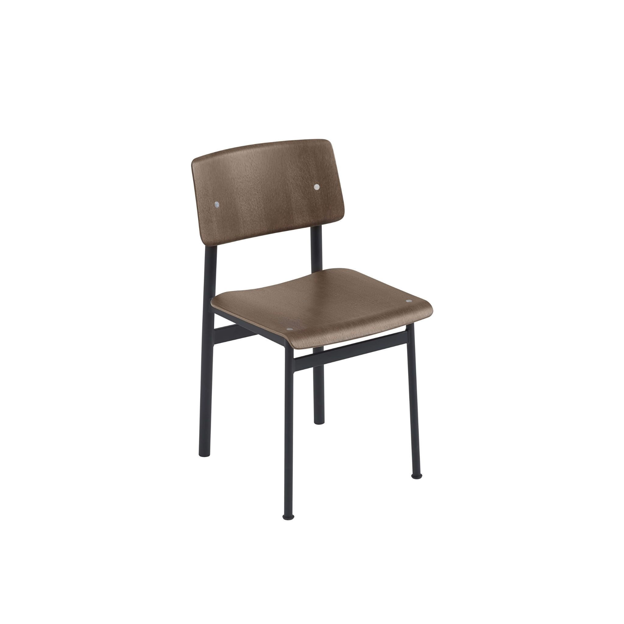Loft Chair/ Stained Dark brown / Black