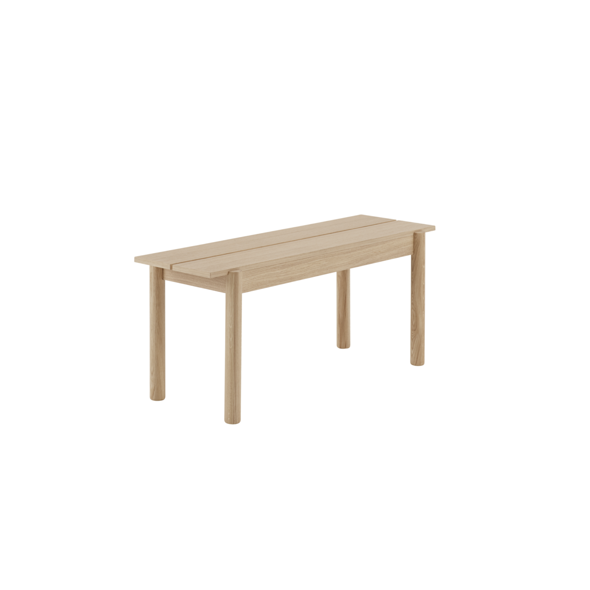 Linear Wood Bench/ Oak