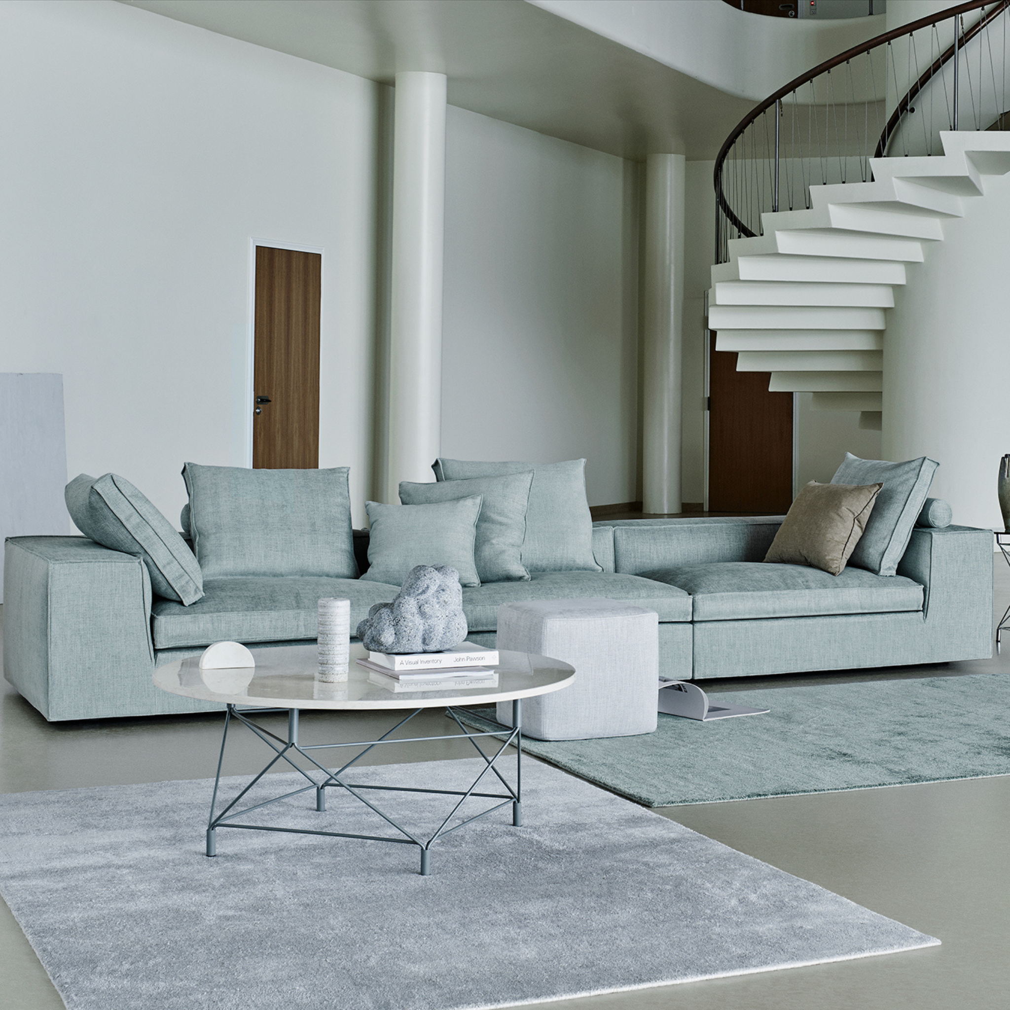 Fatty Corner Sofa 365 x 265 / Fabric Tangent 43