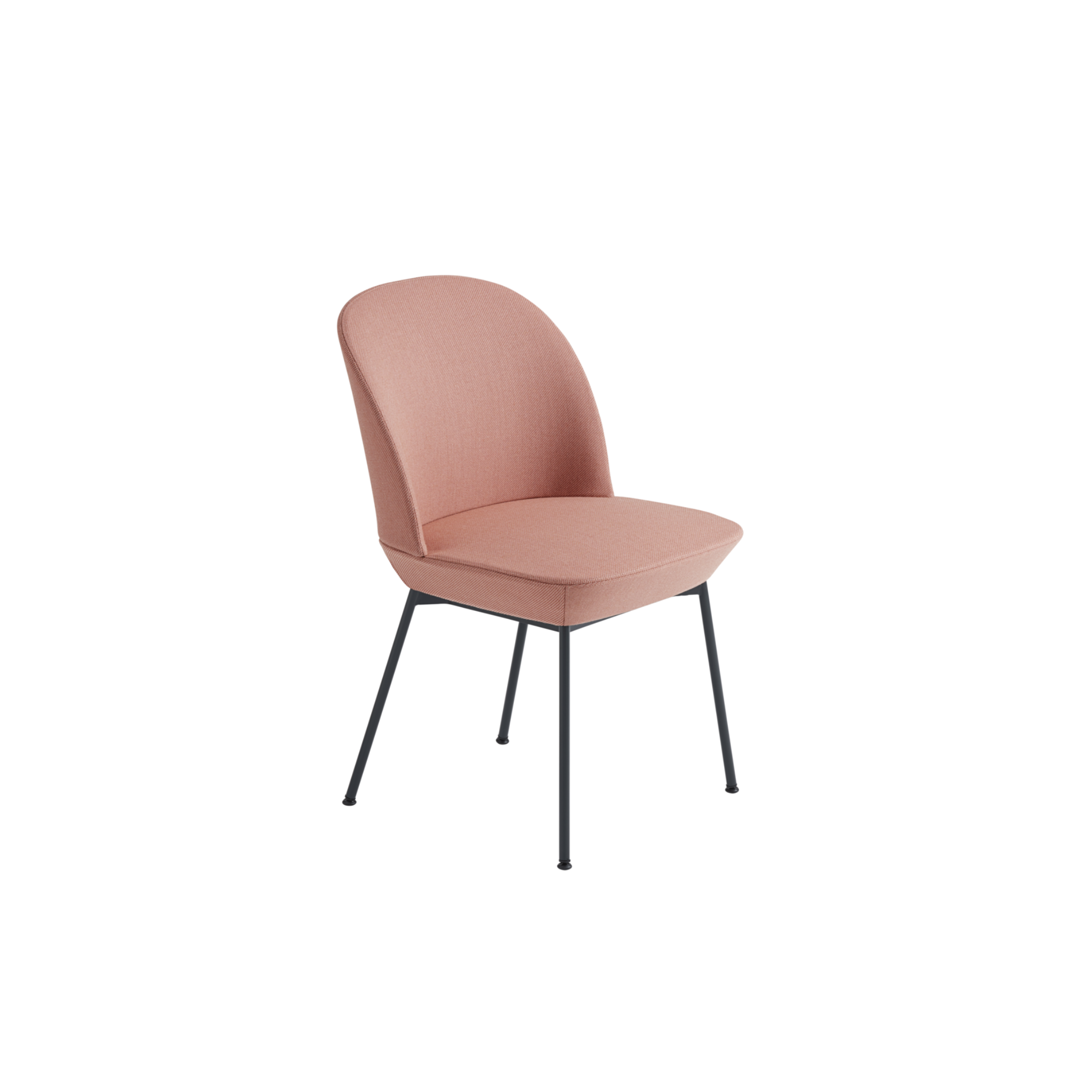 Oslo Side Chair / Anthracite Black / Twill Weave 530