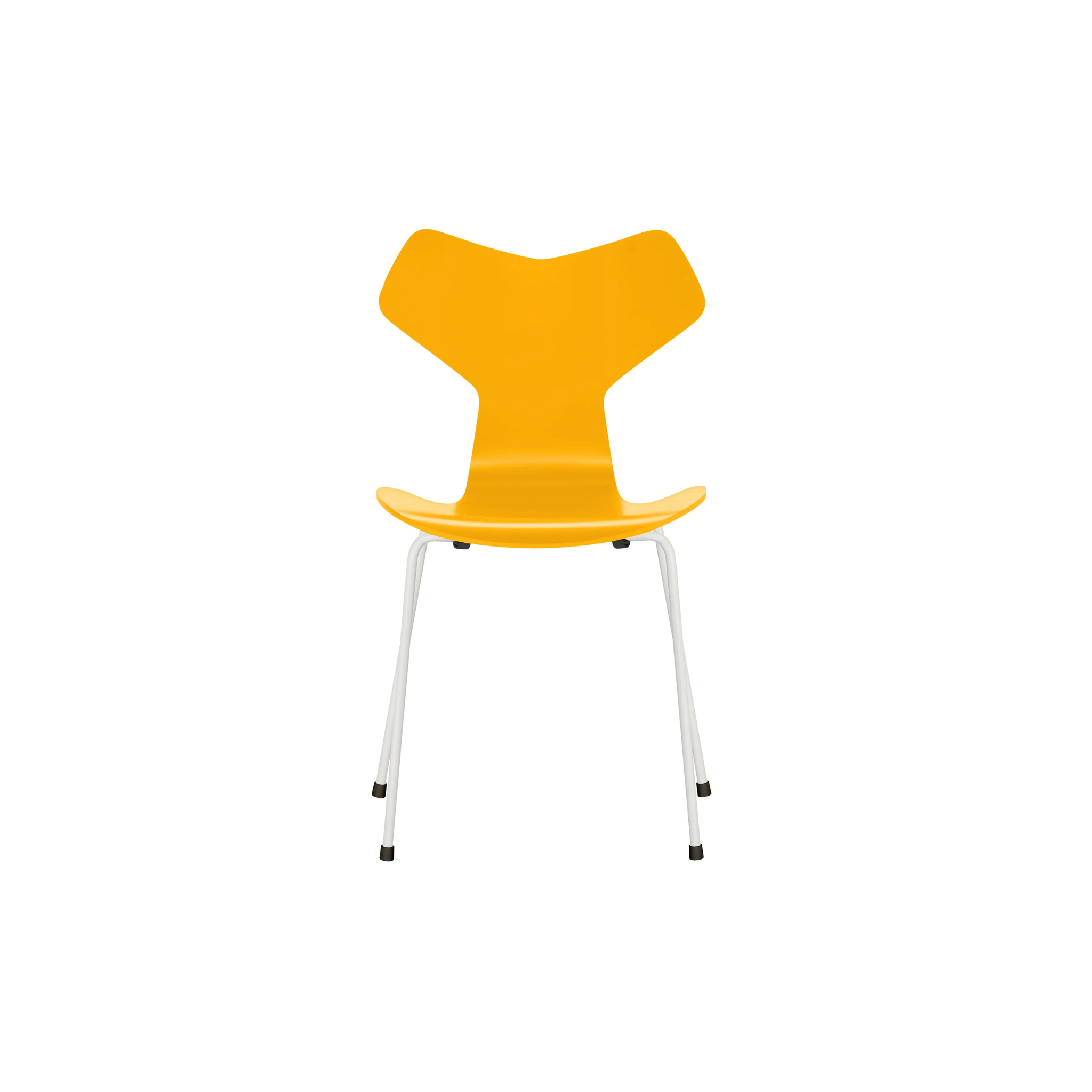 3130 - Grand Prix Chair - Chrome - Lacquered True Yellow