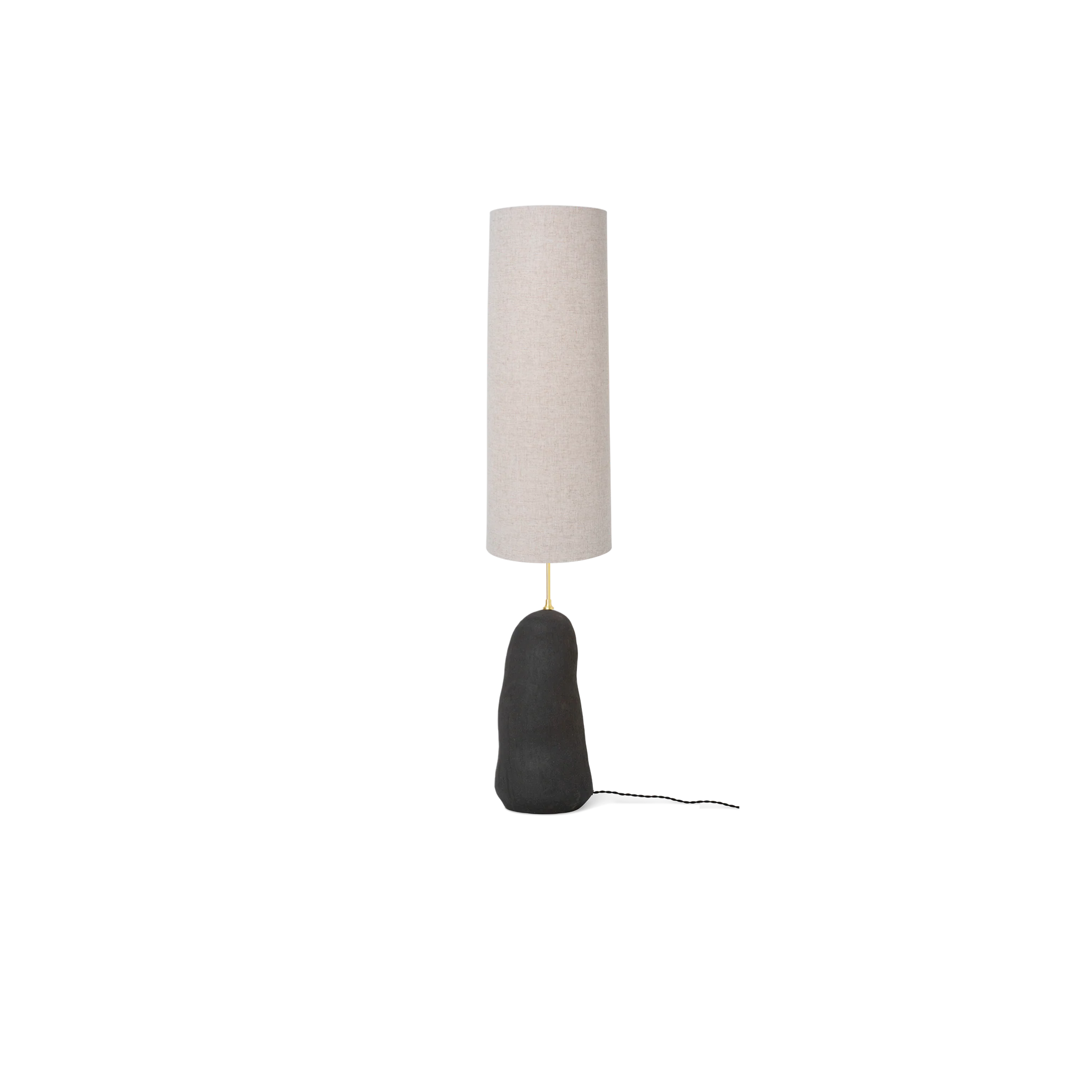 Hebe Floor Lamp Large/ Dark Grey / Natural