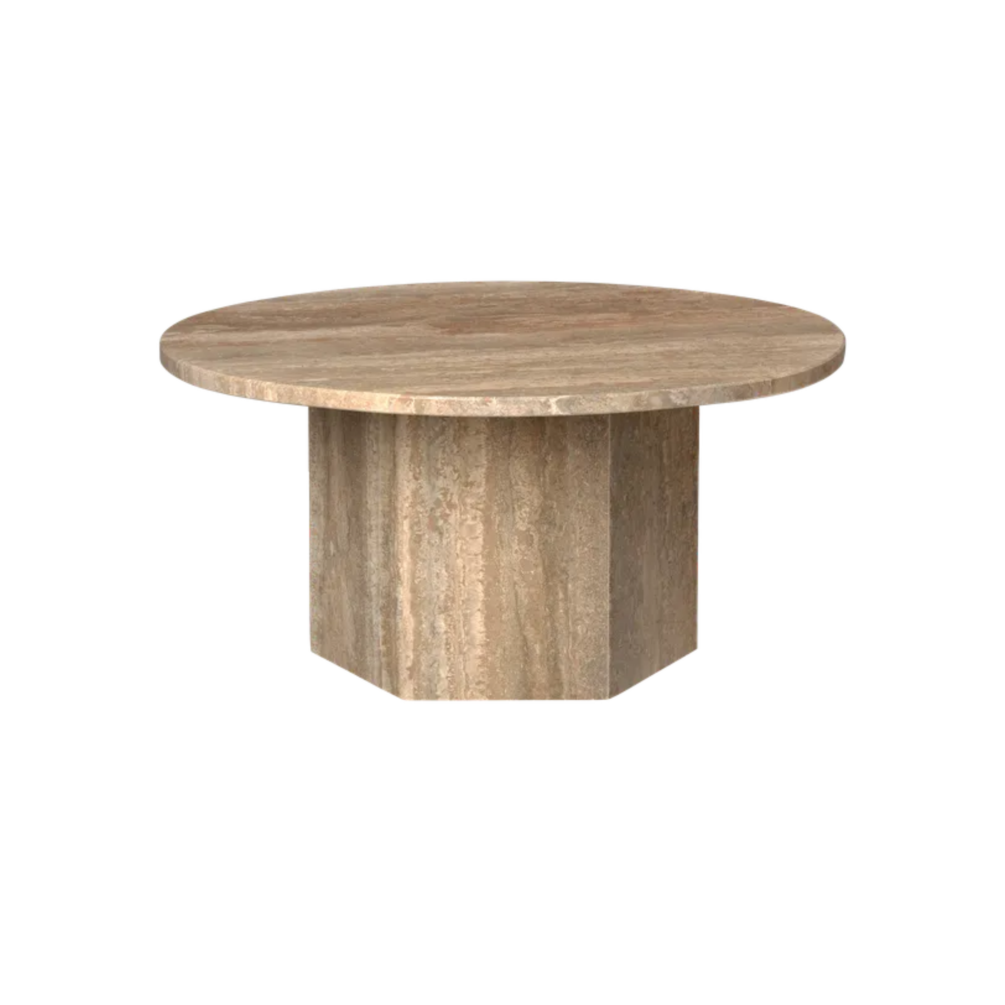 Epic Coffee Table - Round 80 / Warm Taupe