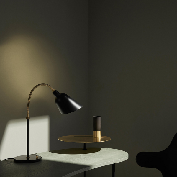 AJ11 - Bellevue Plug-in Desk Lamp - Brass