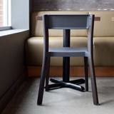 Lancaster Stacking Chair / Dark ash / Dark grey