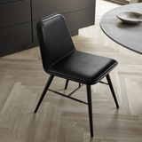 Spine Chair Wood Base - Model 1721 / Black lacquered / Nubuck 502 Warm grey