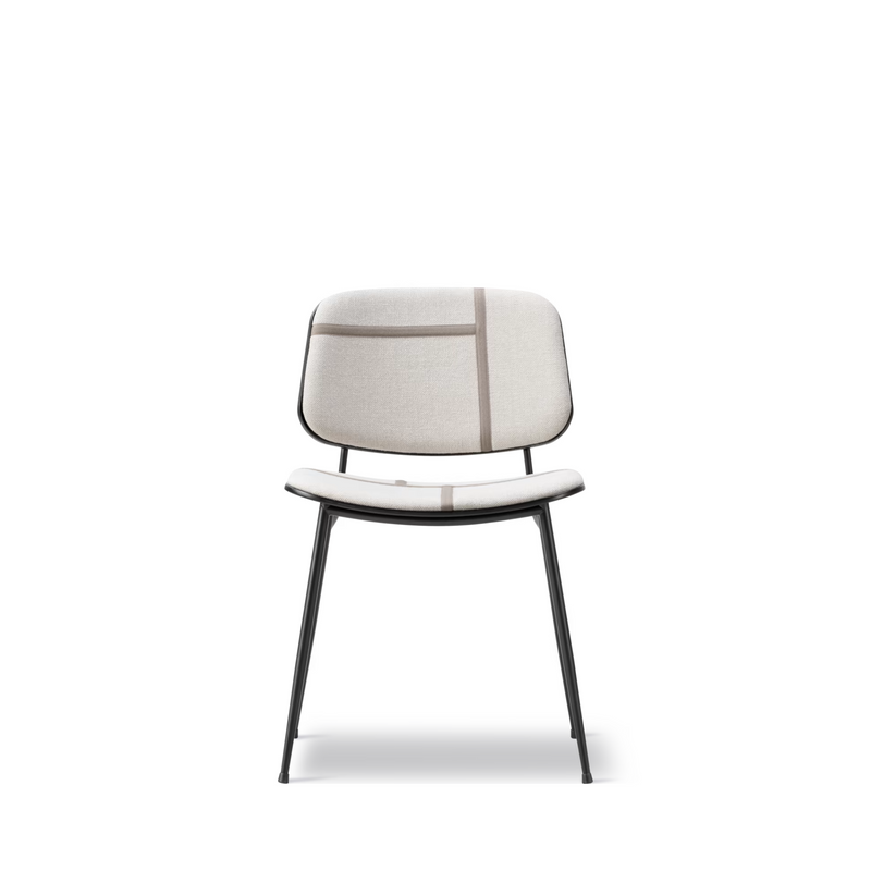 Soeborg Chair Steel Seat and back upholstered - Model 3062