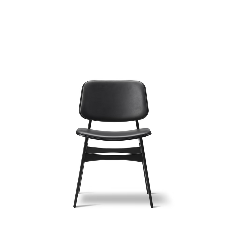 Soeborg Chair Wood Seat and back upholstered - Model 3052